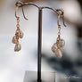 White Freshwater Keshi Pearl 14K Gold Earrings - OutOfAsia